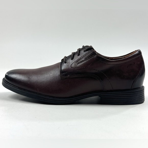 Clarks Whiddon Plain Toe Brown Mens 9 Dress Shoes Leather Oxford 26174473 main image 4